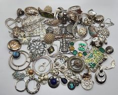 Found Object Jewelry, Junk Jewelry, Junk Drawer, Found Object, Over 60, Earring Backs, Modern Jewelry, Vintage Watches, Handmade Necklaces