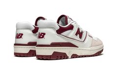 The New Balance 550 “Burgundy” is a stately look for the retro basketball and lifestyle shoe that enjoyed a surge in popularity in 2020 and 2021.  The 550 rose from relative obscurity to become an unlikely shoe at the forefront of sneaker culture thanks to its placement in collaborations with New York City based streetwear brand Aimé Leon Dore.  While not a part of Aimé Leon Dore and New Balance’s ongoing partnership, the “Burgundy” is no less desirable than any of the duo’s decidedly nostalgia- Bordeaux, New Balance 550 Burgundy, New Balance 550 Sea Salt, 550 Sea Salt, New Balance 992, Nike Airmax 95, Nike X Travis Scott, Yeezy 750, Balance 550