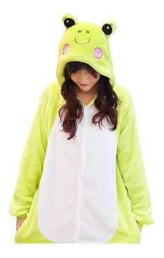 Traje De Tottori Do Sapo Kigurumi Cosplay Macacão De Pijama Pyjamas Onesie, Winter Costume, Animal Onesie, Animal Pajamas, Tottori, Quoi Porter, Adult Pajamas, Soft Winter, Mens Pajamas Set