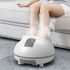 Before going to bed, place your feet in a steam foot spa massager and enjoy the comfort and warmth. Steam can be quickly started, which serves to deliver the comfortable feeling to the whole body. Automatic acupuncture combines with electric rollers and automatic rollers to offer full relaxation, which effectively promotes blood circulation and stimulates acupuncture points on the soles. With 3 adjustable temperatures, 2 optional timer and 2 adjustable roller speeds, you can choose the optimum i Steam Spa, Massage Machine, Before Going To Bed, Foot Spa, Foot Bath, Going To Bed, Spa Massage, Bath Spa, Massage Roller