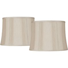 two lamps are shown side by side on a white background