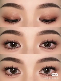 Graduation Look Makeup, Hooded Eyes Makeup, Elegance Aesthetic, Soft Makeup Look, July Makeup, Membentuk Alis, Bentuk Alis, Doll Eye Makeup