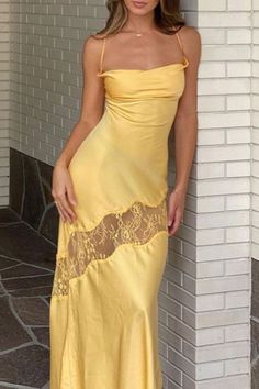 Prom Dresses Yellow, Looks Party, فستان سهرة, Elegant Dresses For Women, Maxi Robes, Midi Dress Party, Long Prom Dress, Evening Dresses Long