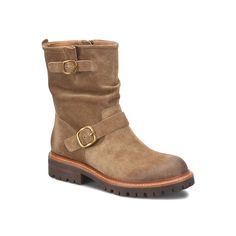 Sofft-Amberlynn Waterproof Bootie Bring a rugged touch to a layered look with the Sofft Amberlynn bootie. This waterproof pair sports a seam-sealed design, moto-inspired silhouette, and a lugged sole that provide a well-rounded fit. Click here for Boot Measuring Guide.