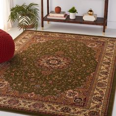 Safavieh LNH329B Lyndhurst Sage / Ivory Image 1 Hippie Homes, Classy Decor, Traditional Styles, Gold Rug, Ivory Area Rug, Black And Beige, Shag Area Rug, Transitional Area Rugs, Room Accessories