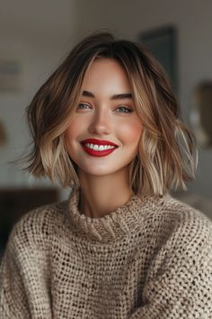 Explore stylish medium shag hairstyles with these 39 options that suit all ages. From casual everyday looks to more polished styles, these medium-length cuts are versatile and fashionable. Mid Length Haircut Fine Hair, Haircuts For Medium Hair Blonde, Carachele Hair, Short To Medium Length Haircut, Medium Shag Hairstyles, Medium Shag, Women Haircuts, Medium Shag Haircuts, Medium Haircuts