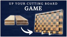 an image of a board game with the words up your cutting board game on it