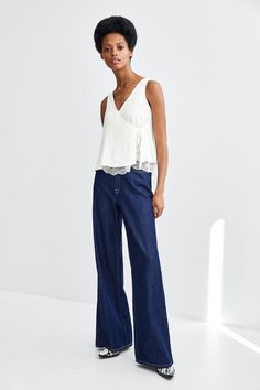 Image 1 of LACE WRAP TOP from Zara Zara Sale, Bell Bottoms, Spring Summer