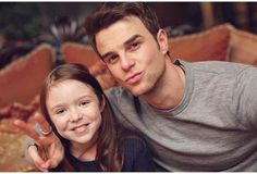 Uncle Kol Nate Buzolic and Hope Summer Fontana Summer Fontana, Nate Buzz, Klaus And Hope, Nathaniel Buzolic, The Mikaelsons, Kol Mikaelson, Tvd Universe