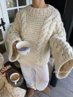 Anna Astrup, Uggs Boots, Chunky Cable Knit Sweater, Summer Beach Vacation, Autumn Fits, Fall Clothes, Outfit Trends, Winter Fits, Cozy Outfit