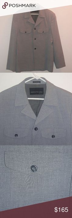 I just added this listing on Poshmark: KENNETH COLE New York Blazer!. #shopmycloset #poshmark #fashion #shopping #style #forsale #Kenneth Cole #Other Grey Sport Coat, Unique Signature, Cashmere Blazer, Mens Suit Jacket