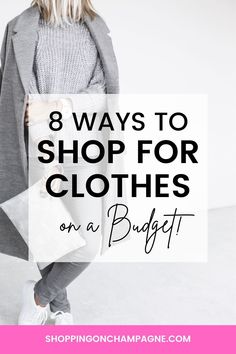 Just because you're on a budget doesn't mean you have to sacrifice quality or style for your wardrobe. Get my 8 best tips for how to shop for clothes on a budget to build a wardrobe you love! Preppy Handbook, Preppy Brands, Preppy Wardrobe, Preppy Accessories, Shop For Clothes, Best Jeans For Women