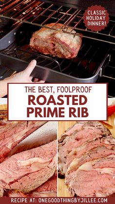 roasted prime rib recipe 8 Lb Prime Rib Roast Oven, How To Cook A 10lb Prime Rib, How To Cook The Perfect Prime Rib Roast, Oven Roasted Prime Rib Roast, Prime Rib Medium Well, Oven Roasted Prime Rib, 8 Pound Prime Rib Roast Oven, Oven Prime Rib Roast Recipes, Prime Rib 500 Degree Oven