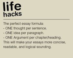 the words life hacks written in black and white on a beige background with an image of