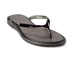 Summer Footwear, Weather Day, Sleek Style, Big Lots, Sleek Fashion, Summer Shoes, Warm Weather, Classic Black, Mens Flip Flop