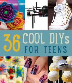 Projects For Teenagers, Cadeau Diy, Diy Projects For Teens, Modern Diy, Cool Diy Projects, Diy For Teens, Crafts For Teens