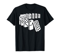 PRICES MAY VARY. Dominoes in row for all gaming fans. Lightweight, Classic fit, Double-needle sleeve and bottom hem Playing Board Games, Branded T Shirts, Board Games, Casino, Top Styles, Fashion Branding, Gaming, Mens Graphic Tshirt, T Shirts