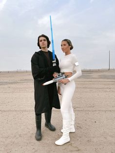 Halloween costume for couples Padme Halloween, Movie Couples Costumes, Halloween Parejas