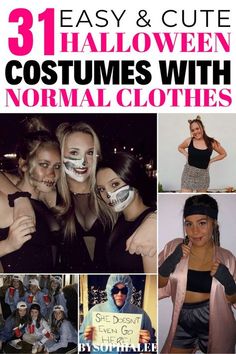 halloween costumes with normal clothes for women