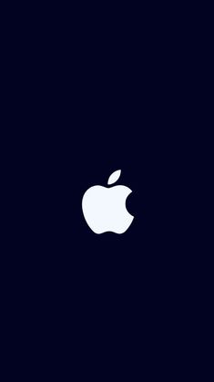 an apple logo on a dark background with no image in the bottom right hand corner