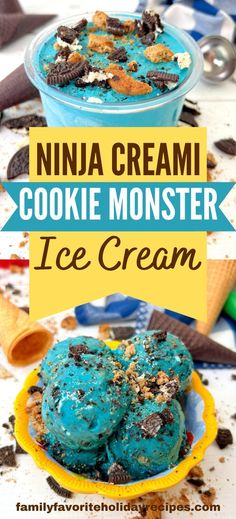 an ice cream dessert with cookies and oreos in it