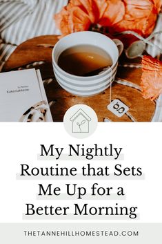 My Nightly Routine that Sets Me Up for a Better Morning Fall Morning Routine, Daily Routine Habits, Good Leadership Skills, Weekly Routine, Time Routine, Work Routine