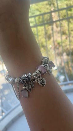 Pandora Charm Necklace, Pandora Jewlery, Pandora Jewelry Charms, Arm Jewelry, Bracelet Charms