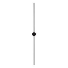 a black pole with a white background