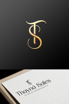 the letter s is made out of gold foil