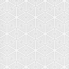 a white and gray geometric pattern with lines in the middle, on a light grey background