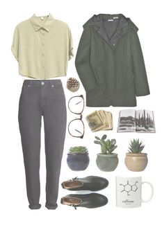 "It's The God That Heroin Prays To" by sierrabrett44 ❤ liked on Polyvore Librarian Aesthetic Outfit, Librarian Aesthetic, Look Grunge, Mode Tips, Retro Mode, Jeans Jacket, Aesthetic Outfit, Mode Inspo, Plant Lady