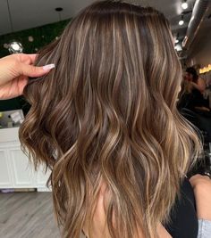 Light Brown Hair With Blended Highlights, Highlights Brown Hair Partial, Brunette Honey Blonde Highlights, Natural Highlights In Brown Hair, Blonde Hilights In Brown Hair, Brown Hair With Soft Blonde Highlights, Very Little Highlights Brown Hair, Blended Highlights Brown Hair, Blonde Highlights On Brown Hair Inspo Pics