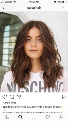 Waves Haircut, Wavy Haircuts, Medium Long Hair, Medium Hair Cuts, Long Hair Cuts, Layered Hair