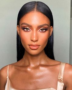 Natural Color Makeup, Nude Makeup, Dark Skin Makeup, Day Makeup