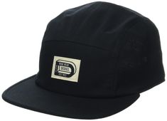 a black hat with a patch on the front