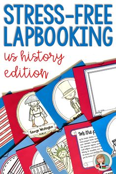 Take the stress out of lapbooks with this bundle of printable US History lapbook bundle! History Lapbook, Lapbook Templates, Elementary History, Lap Book Templates, Teaching Crafts, Third Grade Resources, American History Lessons, Lap Book, Classroom Idea