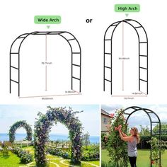 how to build a garden arch