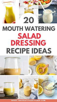 20 mouthwatering salad dressing recipe ideas