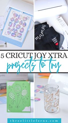 the top five cricutjoy extra projects to try