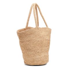 Beige raffia bag from The Row. The Emilie raffia bag is handwoven in natural raffia with top handles, a self-tie closure and dimensional texture.Measurements: L42 x H28 x W18 cmHandle drop: 45cmMade in Italy Raffia Bag, The Row, Hand Weaving, Handles, In Italy, Italy, Texture