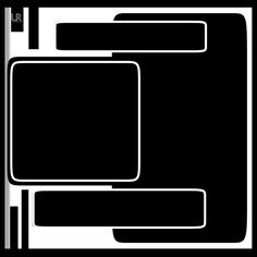 an abstract black and white background with rectangles