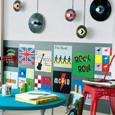 Kids Deco, Table Vintage, I ❤ Ny, Teen Room, Art Club, Cool Rooms, Marie Claire, Home Interior Design, Diy Decor