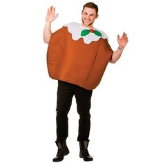 Christmas Pudding Costume Adults Fancy Dress Party One Size Xmas Fancy Dress, Love At Christmas, Xmas Pudding, Wicked Costumes, Xmas Outfit, Adult Fancy Dress, Fancy Dress Party, Yummy Dessert, White Icing