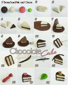 the instructions for how to make chocolate cake