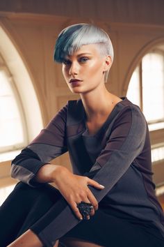 Blue Sunday, Hiar Style, Once In A Blue Moon, Icy Blonde Hair, Dyed Hair Inspiration, Hair Idea, Icy Blonde, Edgy Hair, Glamour Makeup