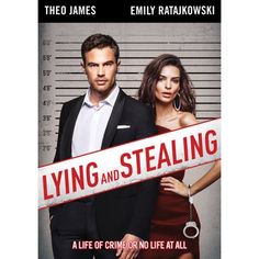 the movie poster for lying and stealing