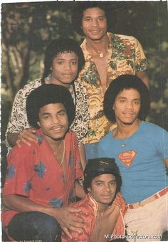 the jacksons are posing for a photo together