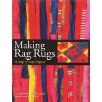 the cover of making rag rugs