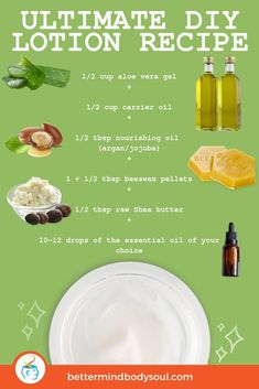 Diy Natural Lotion, Essential Oil Lotion Recipe, Diy Body Cream, Diy Lotion Recipe, Cosmetics Business, Natural Lotion, Lotion Recipe, Diy Lotion, Diy Skin Care Recipes