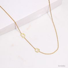 Personalized Necklace, Initial Necklace